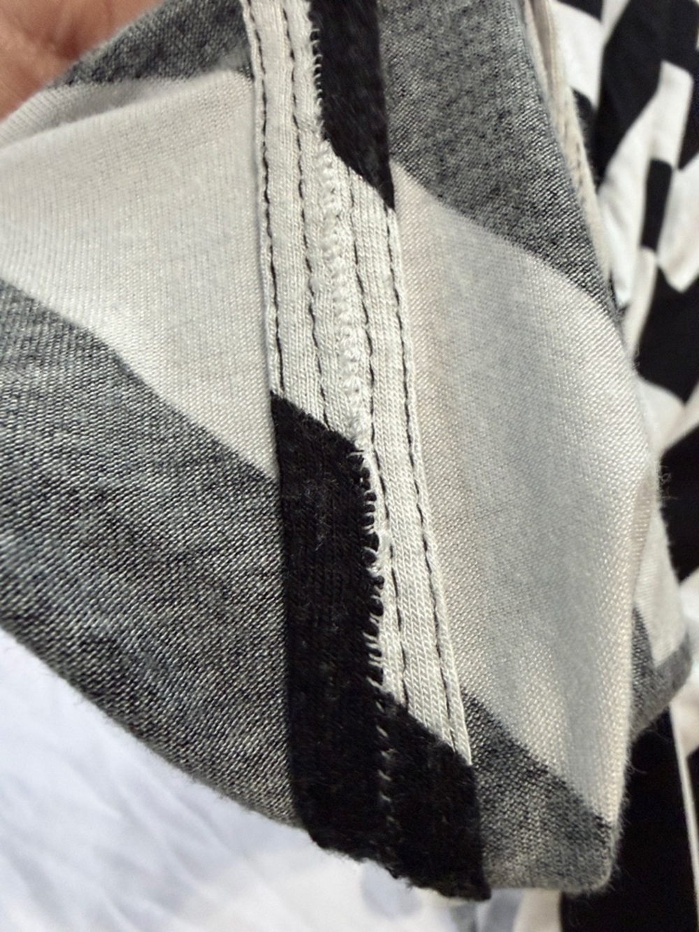 a.n.a Black and White Chevron Maxi Skirt - Picture 9 of 9